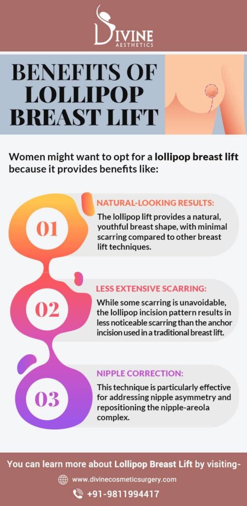 lollipop breast lift benefits